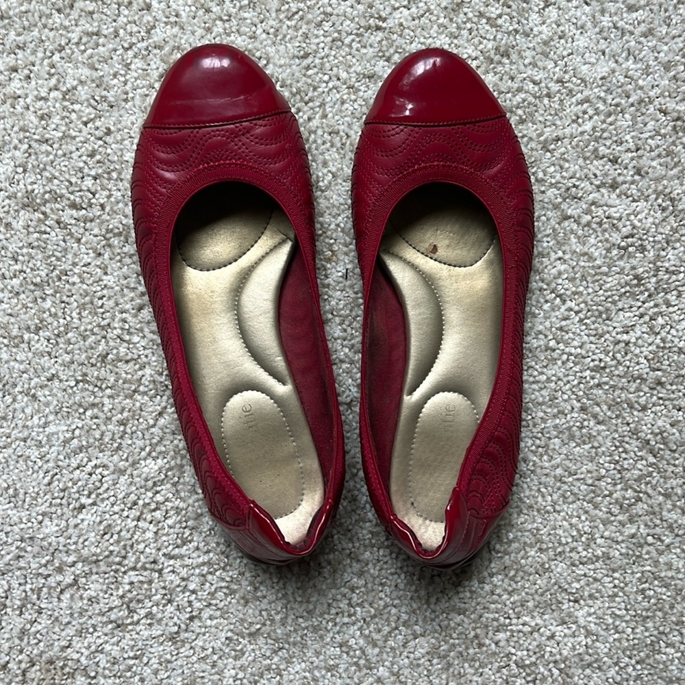 Classy Red Ballet Flats